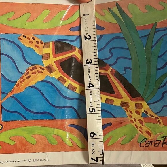 CARA ROY Artworks Watercolor Turtle Print 1998 7 x 10 Unframed - Picture 6 of 7
